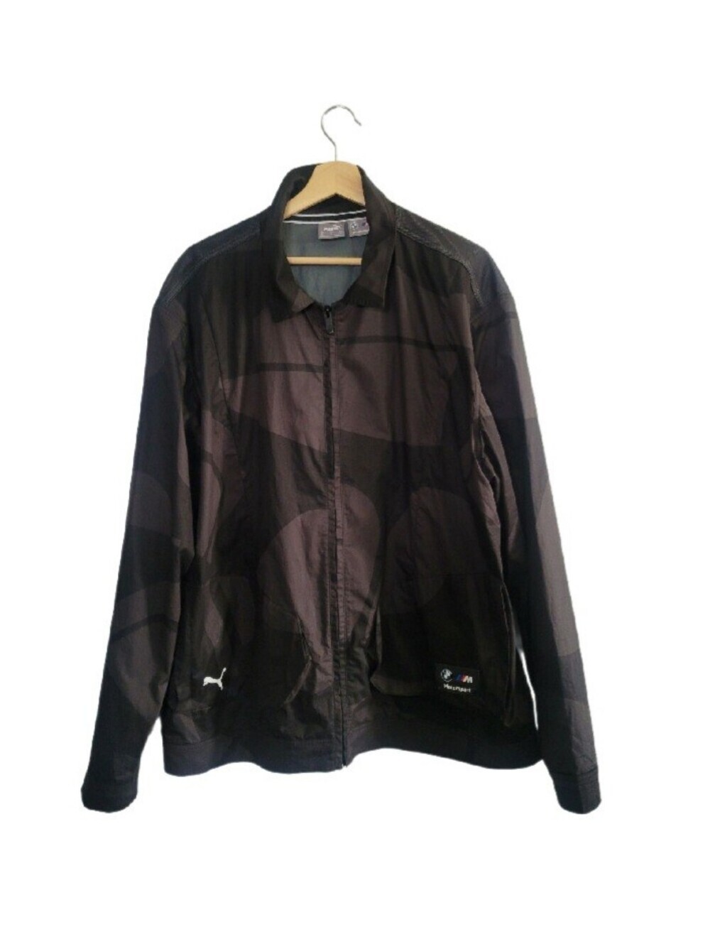 PUMA BMW Motorsport Predecessor Jacket Mens XL Black Lightweight